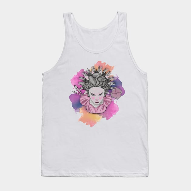 Fairy artist and watercolors Tank Top by KateQR
